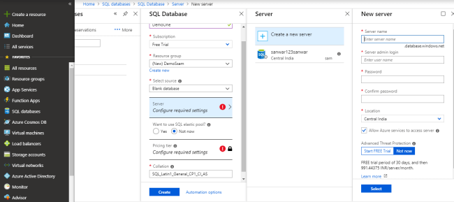 How To Create SQL Database In Azure And Connect With SQL Server Management Studio